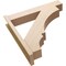 Ekena Millwork 8-in W x 42-in D x 42-in H Balboa Block Rough Cedar Woodgrain TimberThane Outlooker, Primed Tan OUTUR080X42X42BOA44RCPR - alternate 2
